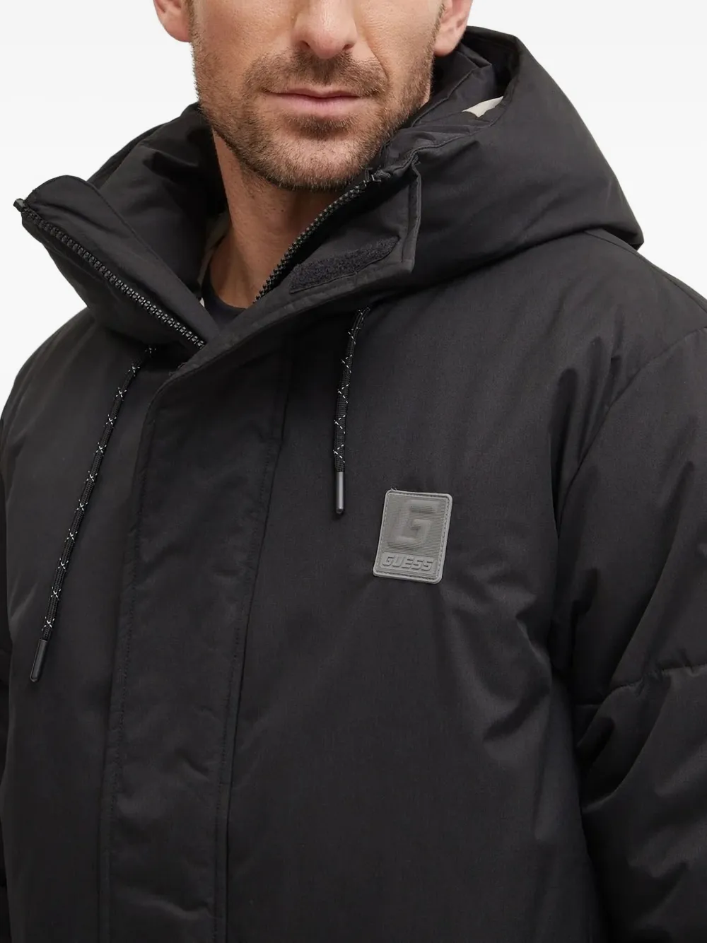 GUESS USA Jack met logoplakkaat Zwart