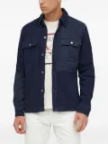 GUESS USA textured-panel denim shirt jacket - Blue