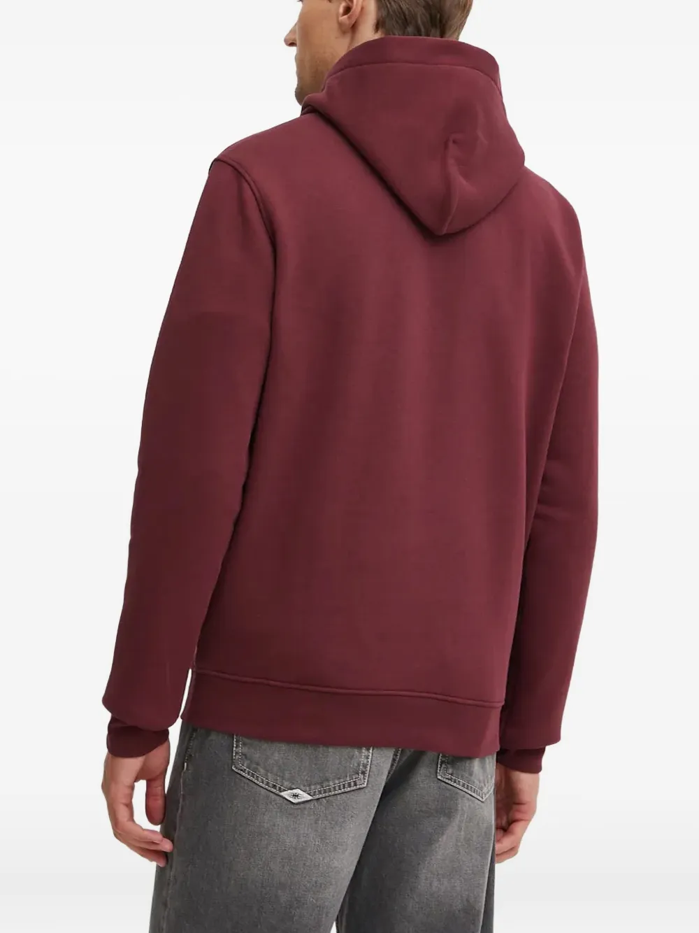 GUESS USA Hoodie met borduurwerk Rood