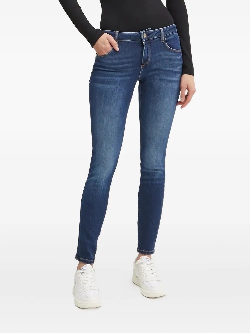 GUESS USA triangle-logo jeans | Blue | Image 1