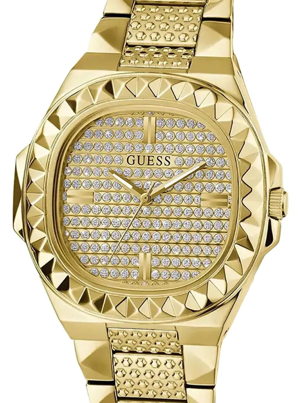 GUESS USA 42 mm met studs - Goud