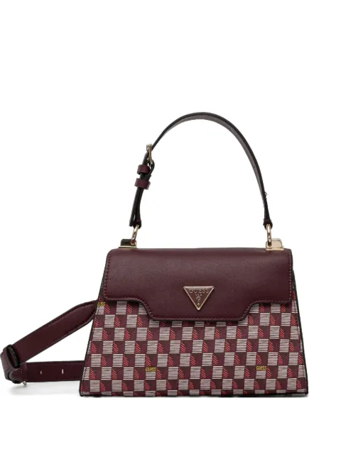 GUESS USA geometric-motif tote bag