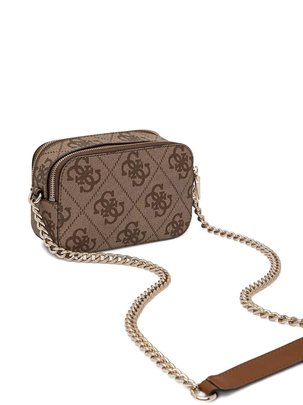GUESS USA Crossbodytas met logopatroon Bruin