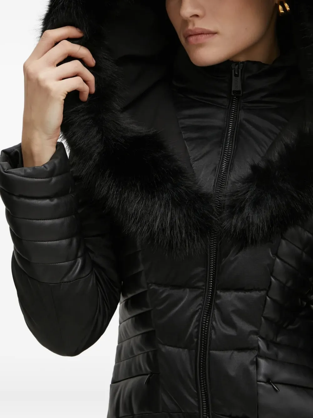 GUESS USA Jack met capuchon Zwart