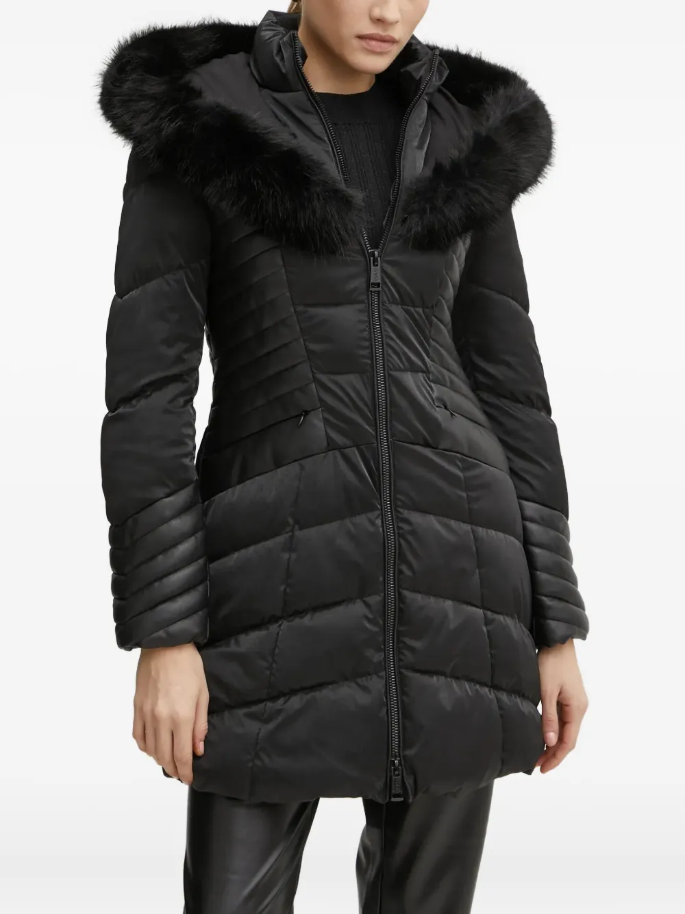 GUESS USA chamarra con capucha | negro | Image 1