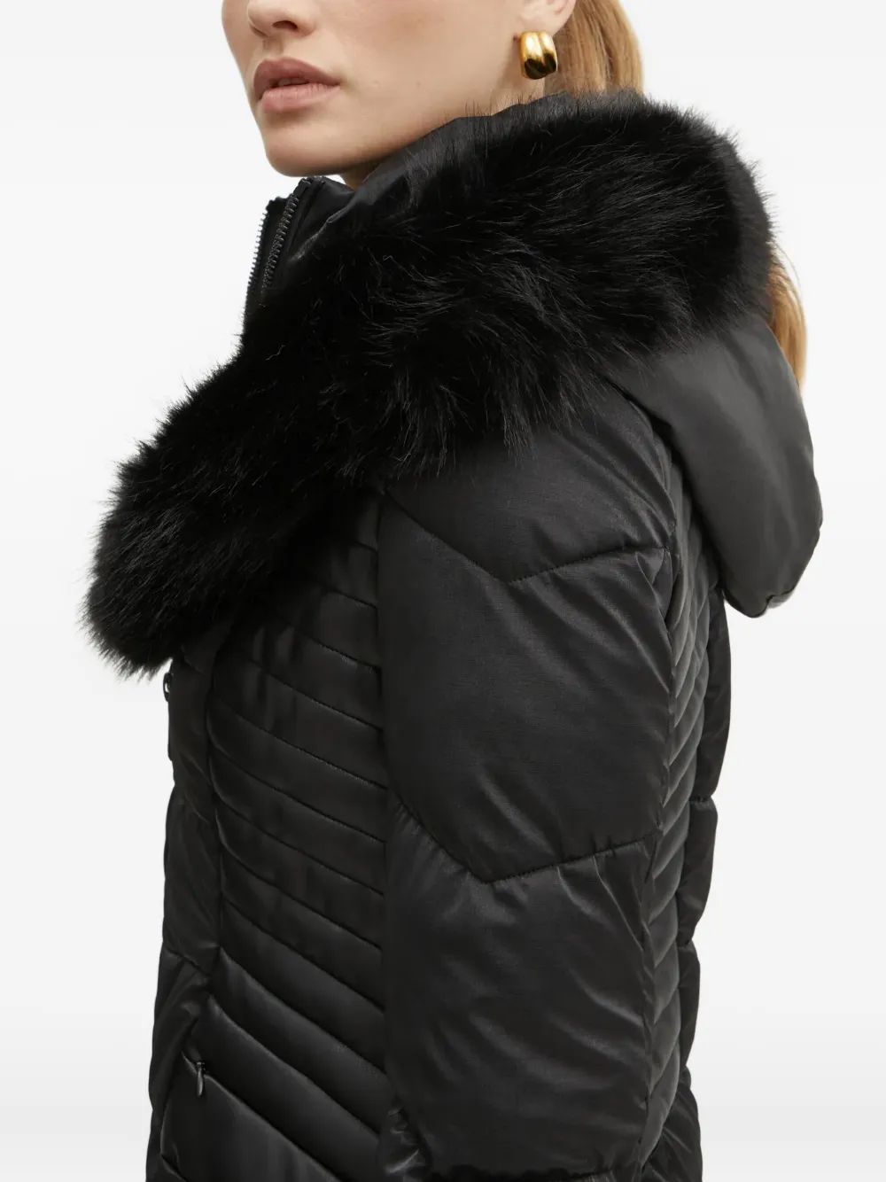 GUESS USA Jack met capuchon Zwart