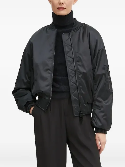 GUESS USA quilted zip-up bomber jacket