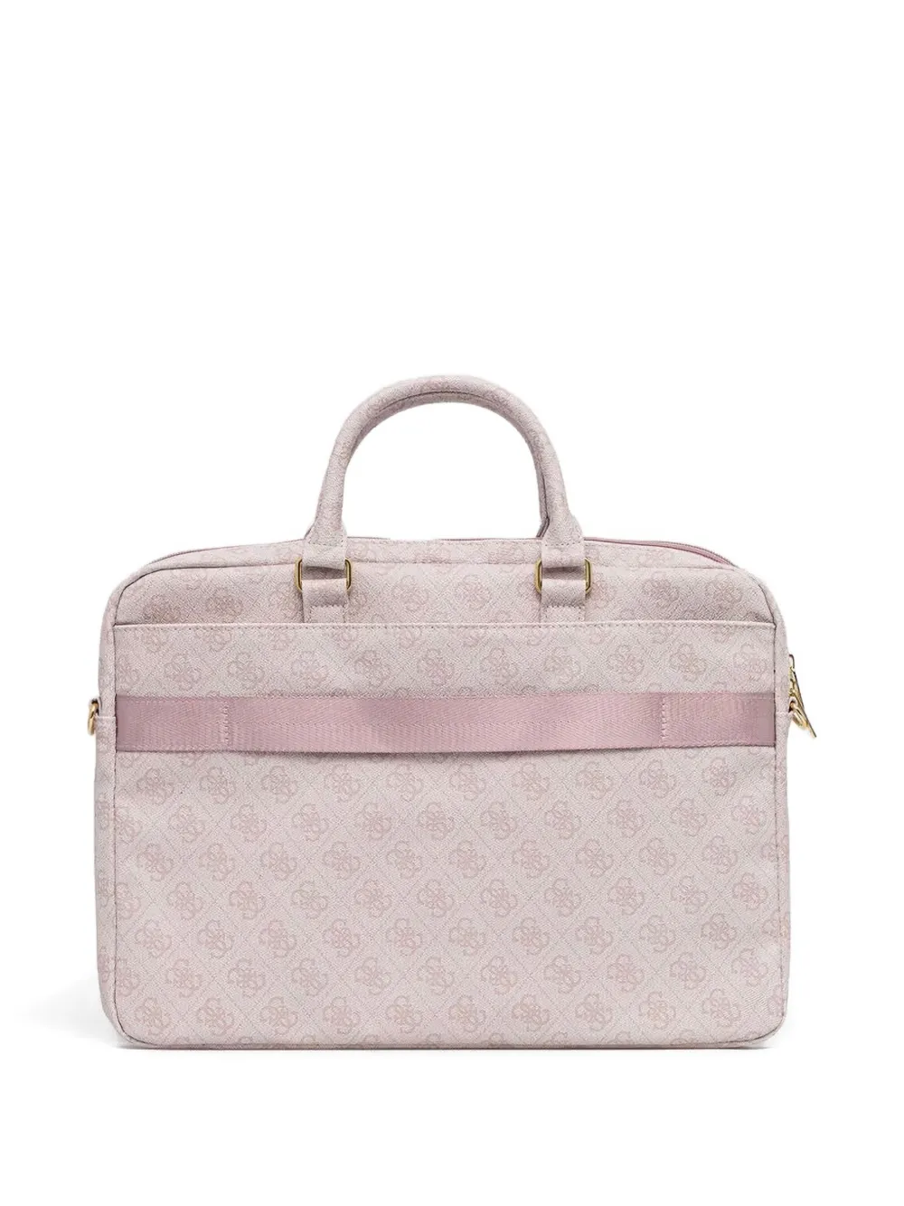 GUESS USA Schoudertas met structuur en logo - Roze