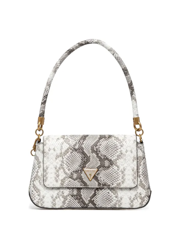 GUESS USA Georgina Shoulder Bag Grey FARFETCH JO