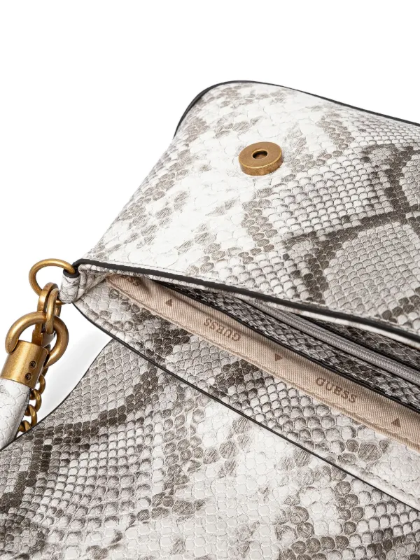 GUESS USA Georgina Shoulder Bag Grey FARFETCH EG