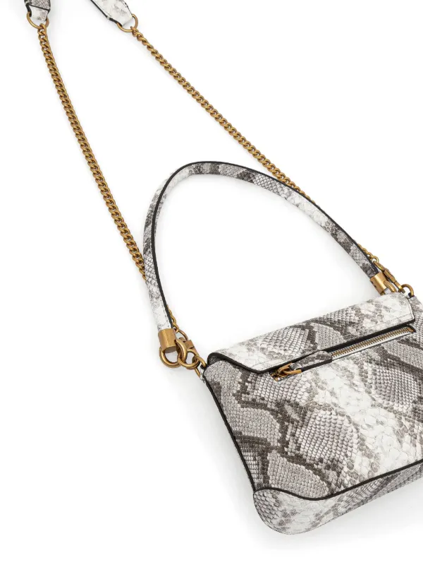 Guess Purse Snake Bucket Bag GUESS USA Georgina Shoulder Bag Grey