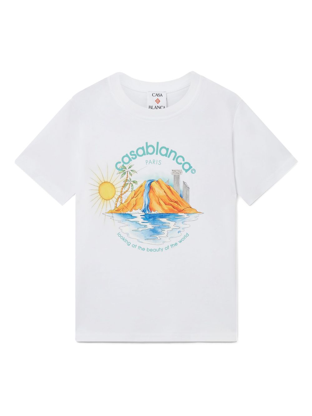 CASABLANCA KIDS graphic-print T-shirt - White