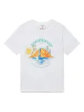 CASABLANCA KIDS graphic-print T-shirt - White