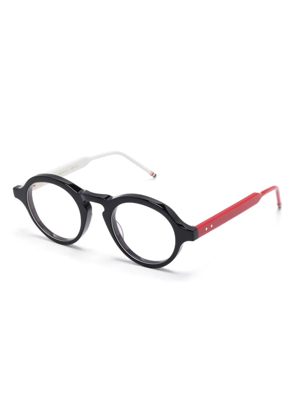 Thom Browne Eyewear Bril met pantos montuur - Zwart