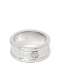 Philipp Plein logo-engraved ring - Silver
