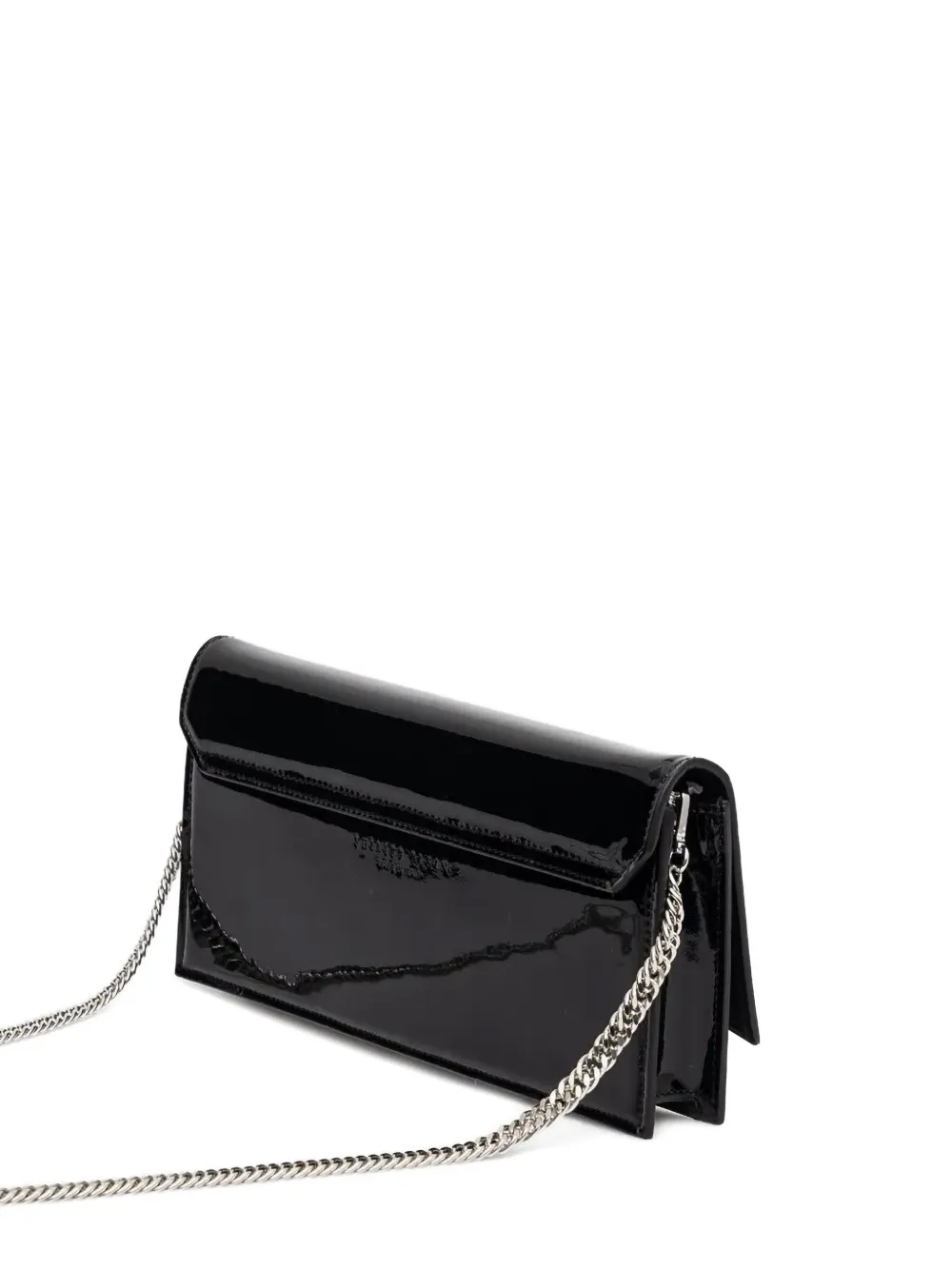  Philipp Plein Skull-motif Clutch Bag - Black 