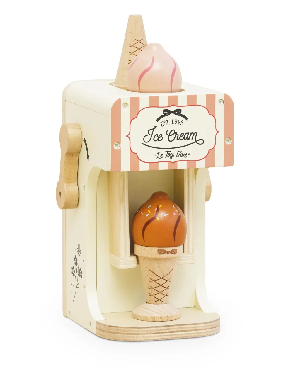 Image 1 of Le Toy Van Ice Cream Machine & Play Food Cones