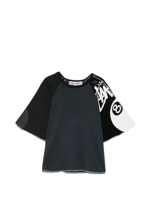 Stain Shade graphic-print raglan-sleeve T-shirt
