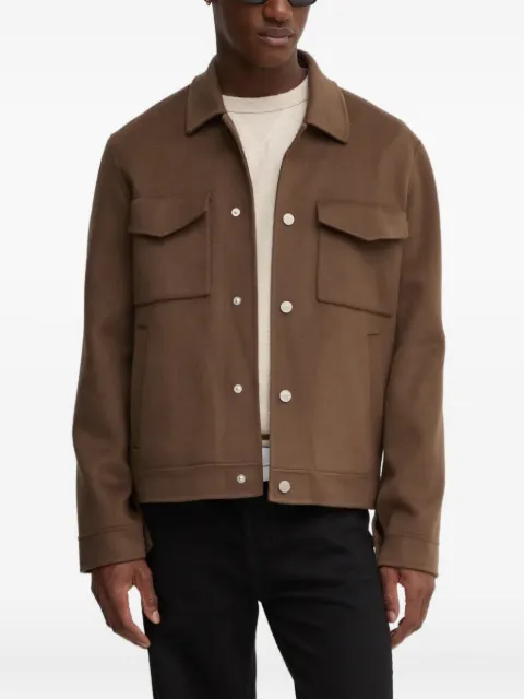 Nanushka flap-pocket wool jacket