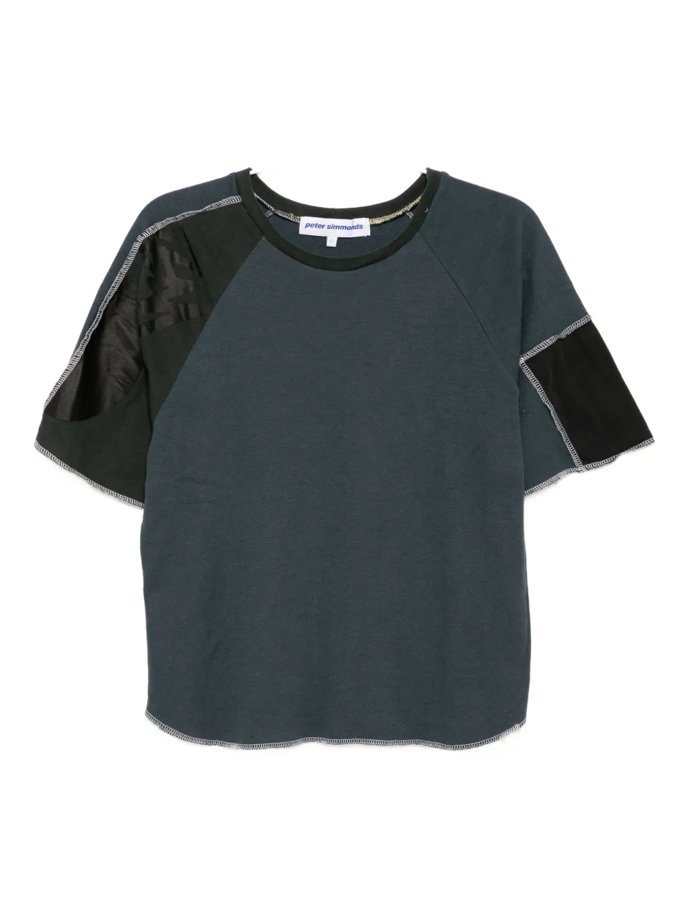 Stain Shade Patchwork T-shirt