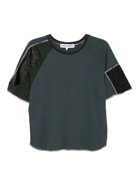Stain Shade patchwork T-shirt