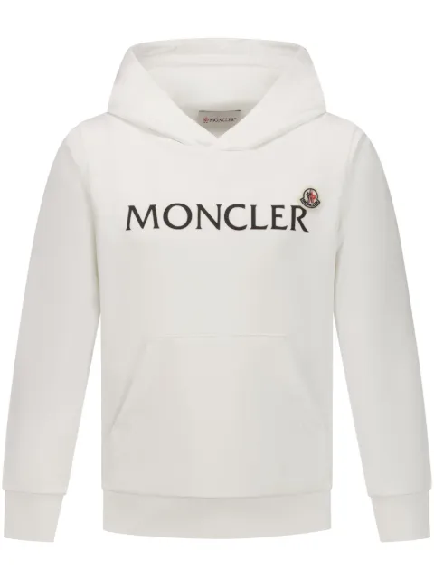 Moncler Enfant hoodie con logo estampado