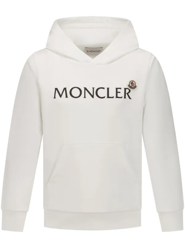 Moncler Enfant ロゴ パーカー | ホワイト | FARFETCH JP