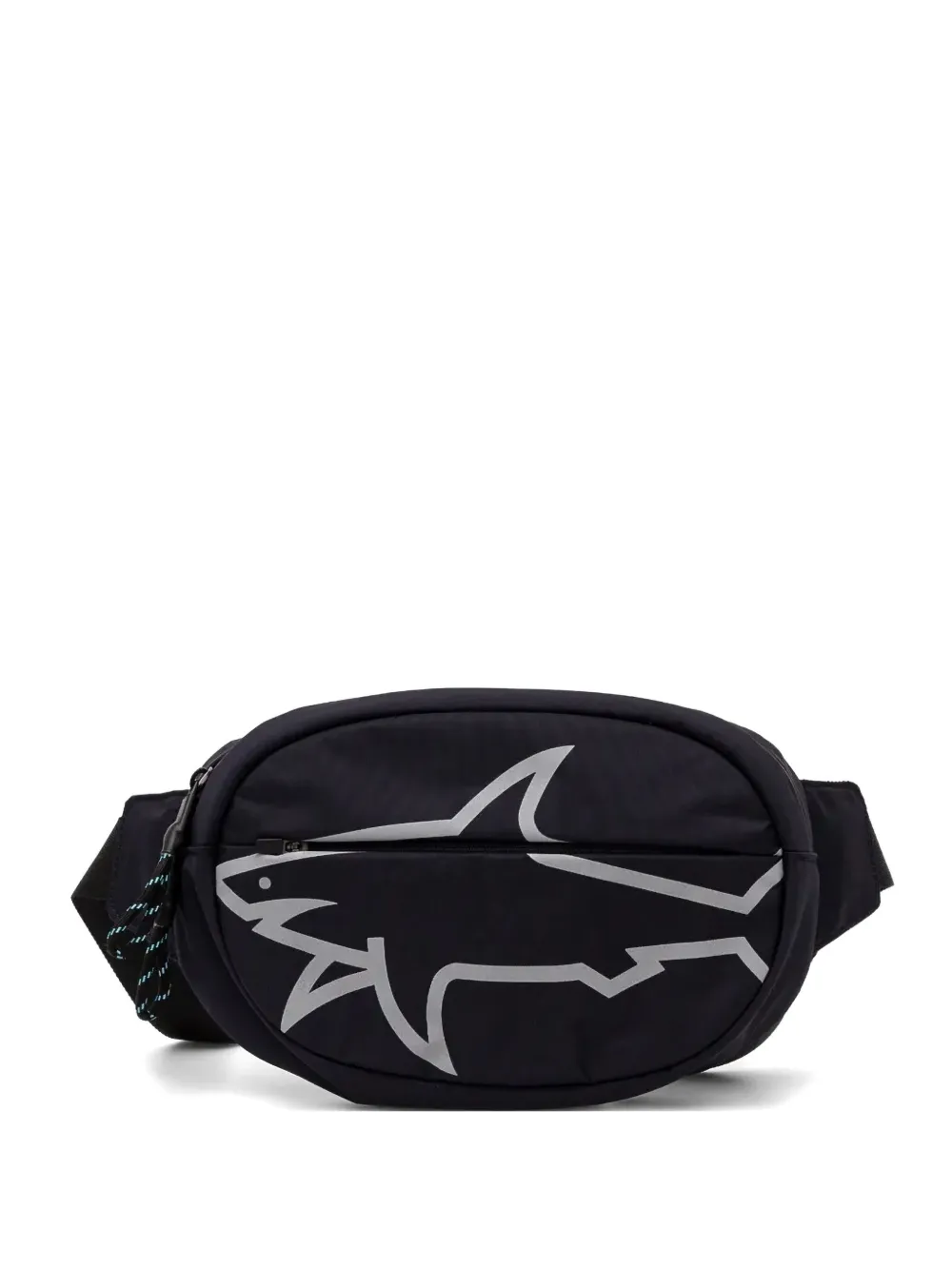 Paul & Shark Logo-print Belt Bag In Schwarz
