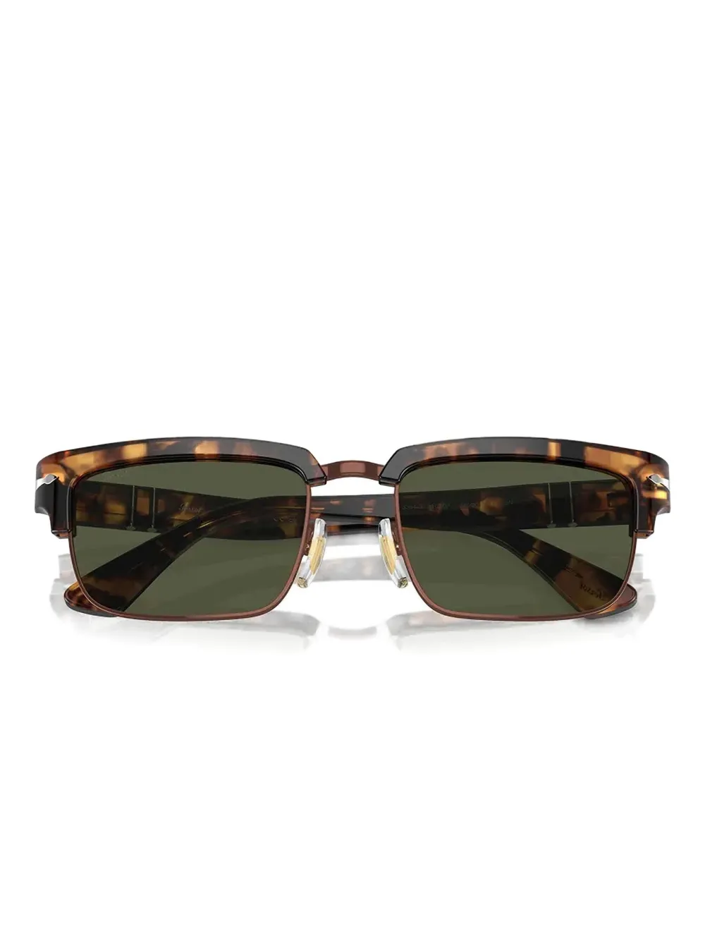 Persol Zonnebril met schilpadschild design Bruin