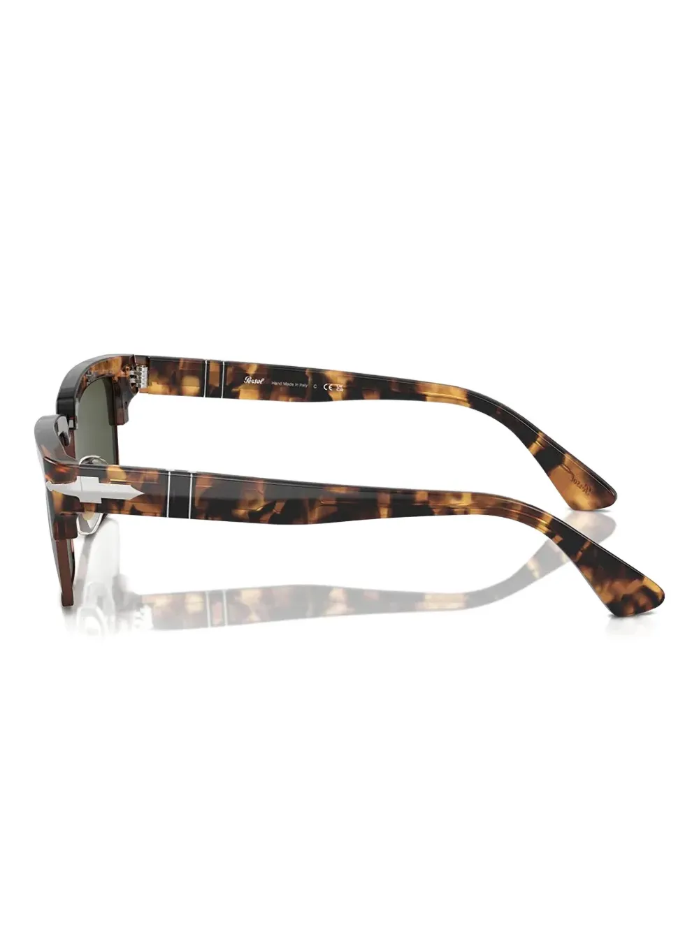 Persol Zonnebril met schilpadschild design Bruin