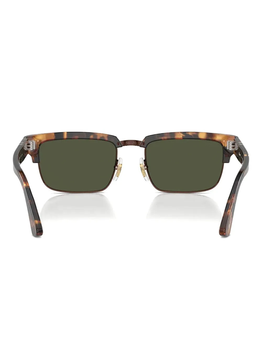 Persol Zonnebril met schilpadschild design Bruin
