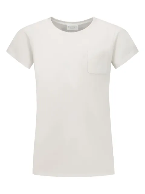 Gucci Kids Camiseta com logo bordado