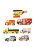 Le Toy Van Emergency Helicopter & Rescue Cars toys - Red