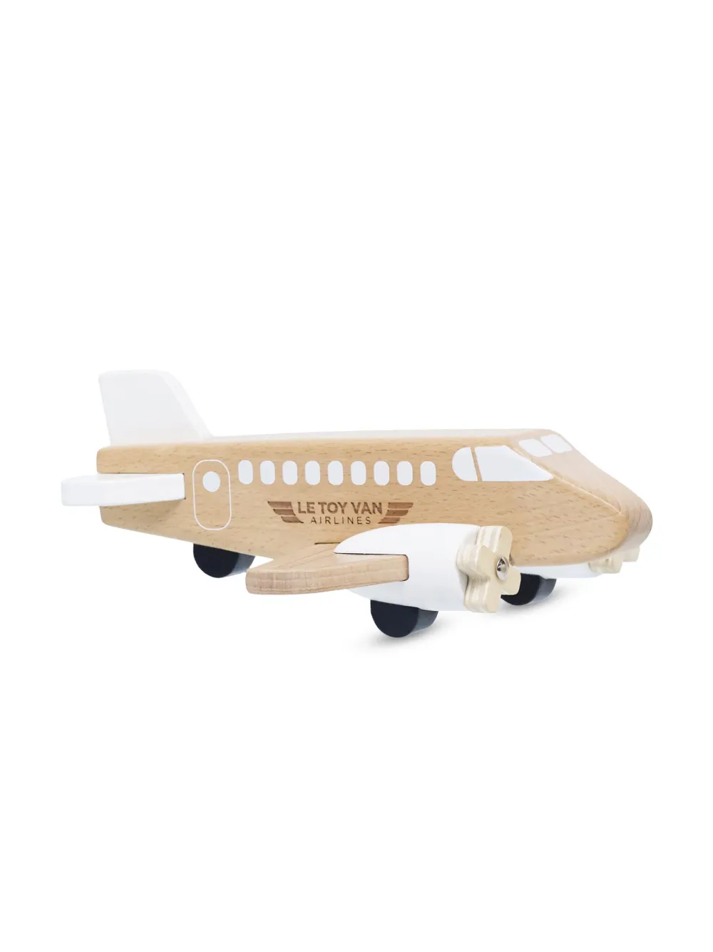 Le Toy Van لعبة 'وودن بلاين' | ألوان محايدة | Image 1