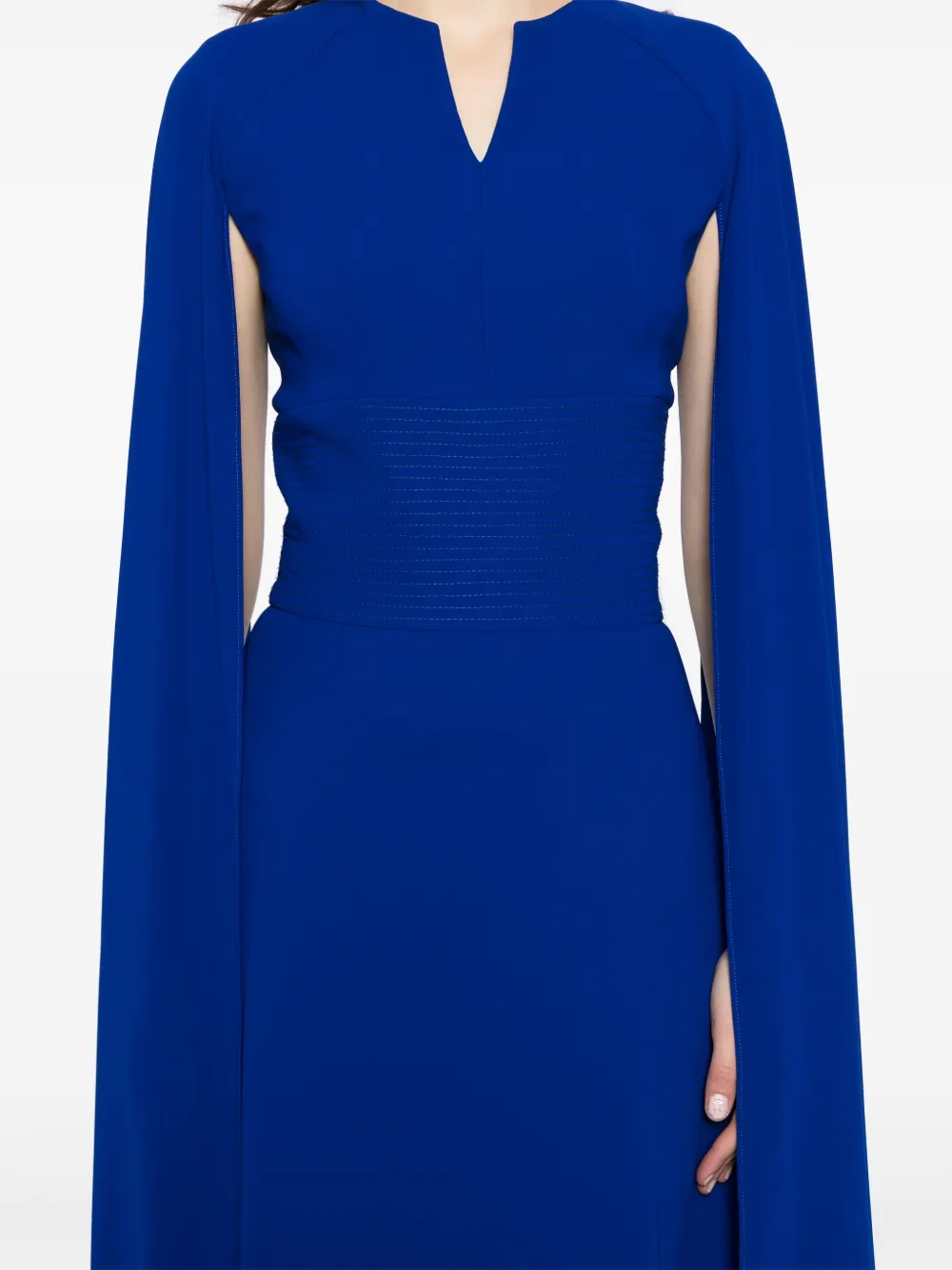 Saiid Kobeisy Tuniek met V-hals Blauw