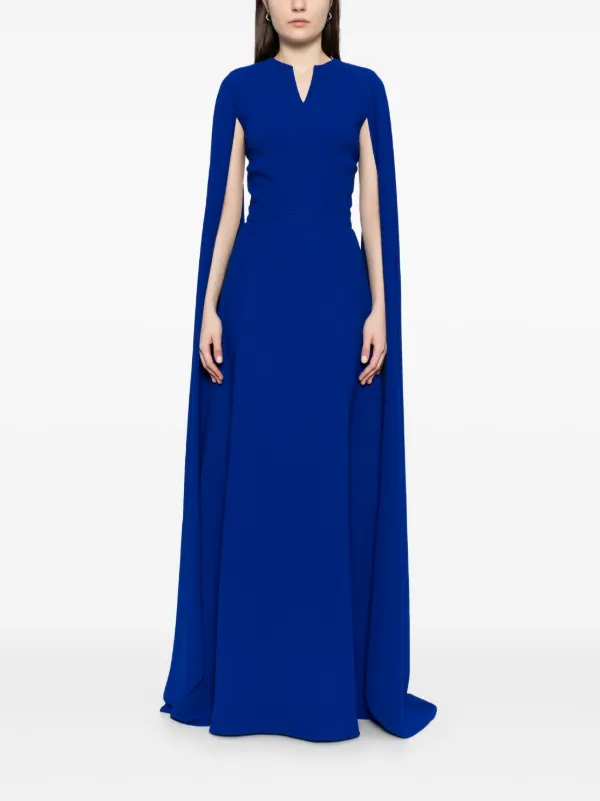 Saiid Kobeisy Vネック カフタン | ブルー | FARFETCH JP