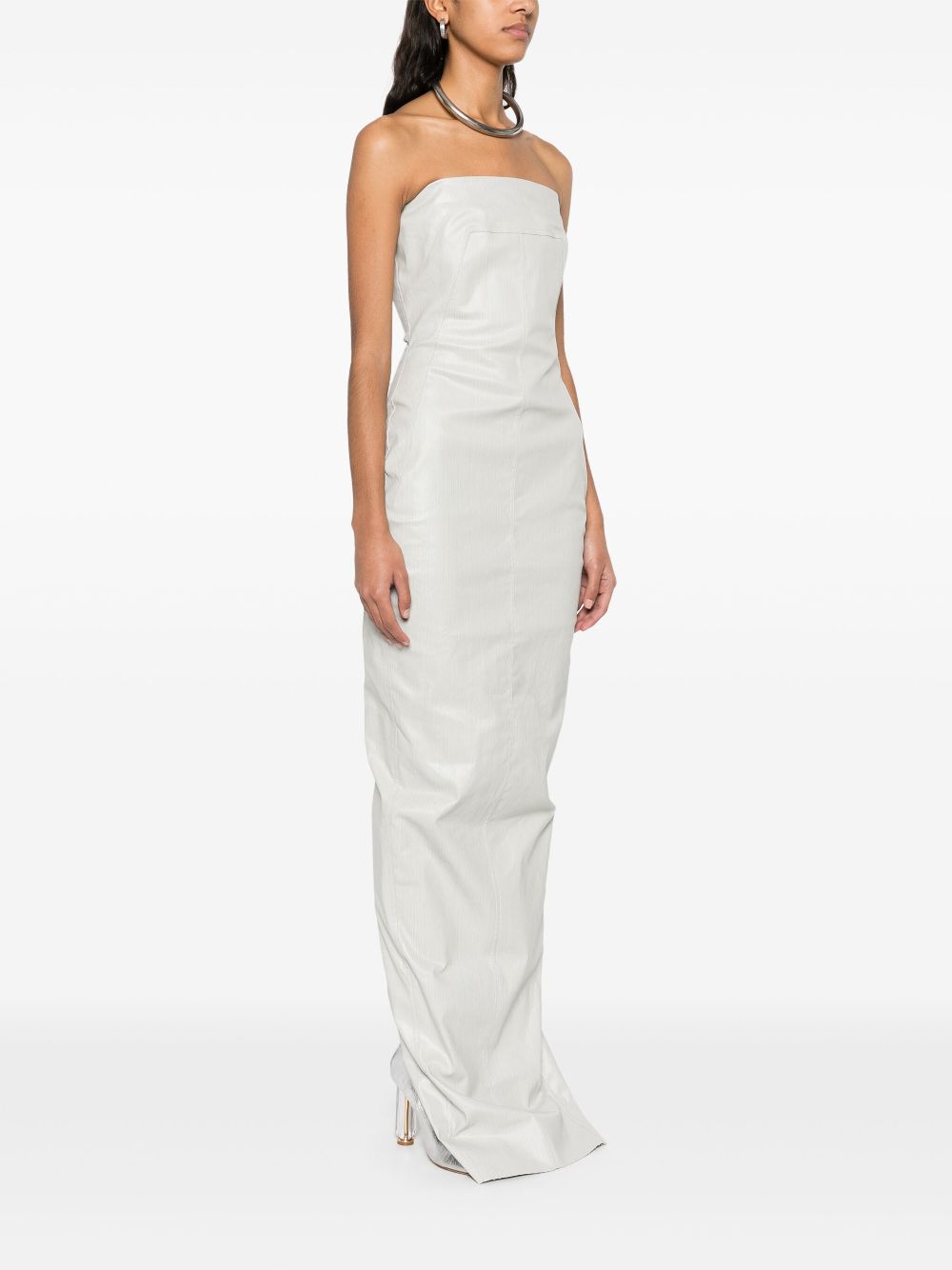 Rick Owens Bustier Gown maxi-dress - Beige