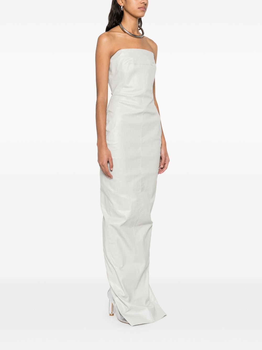 Rick Owens Bustier Gown maxi dress - Neutrals