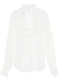 Ermanno Scervino ruffled-trim blouse - White