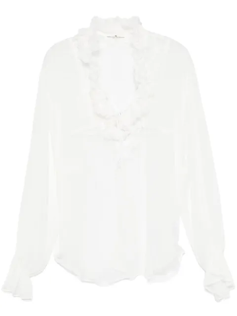 Ermanno Scervino ruffled-trim blouse