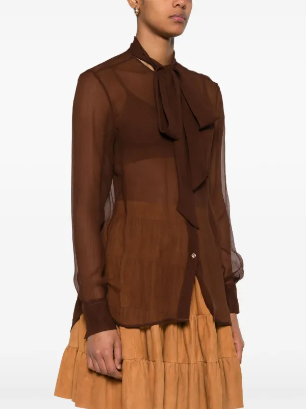 ERMANNO シルクブラウス ERMANNO シルクブラウス