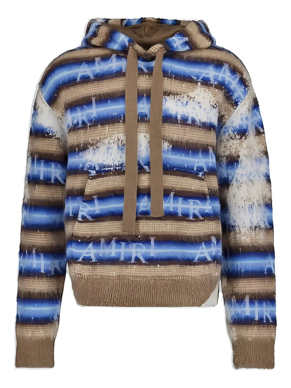 AMIRI striped hoodie | Blue | Image 1