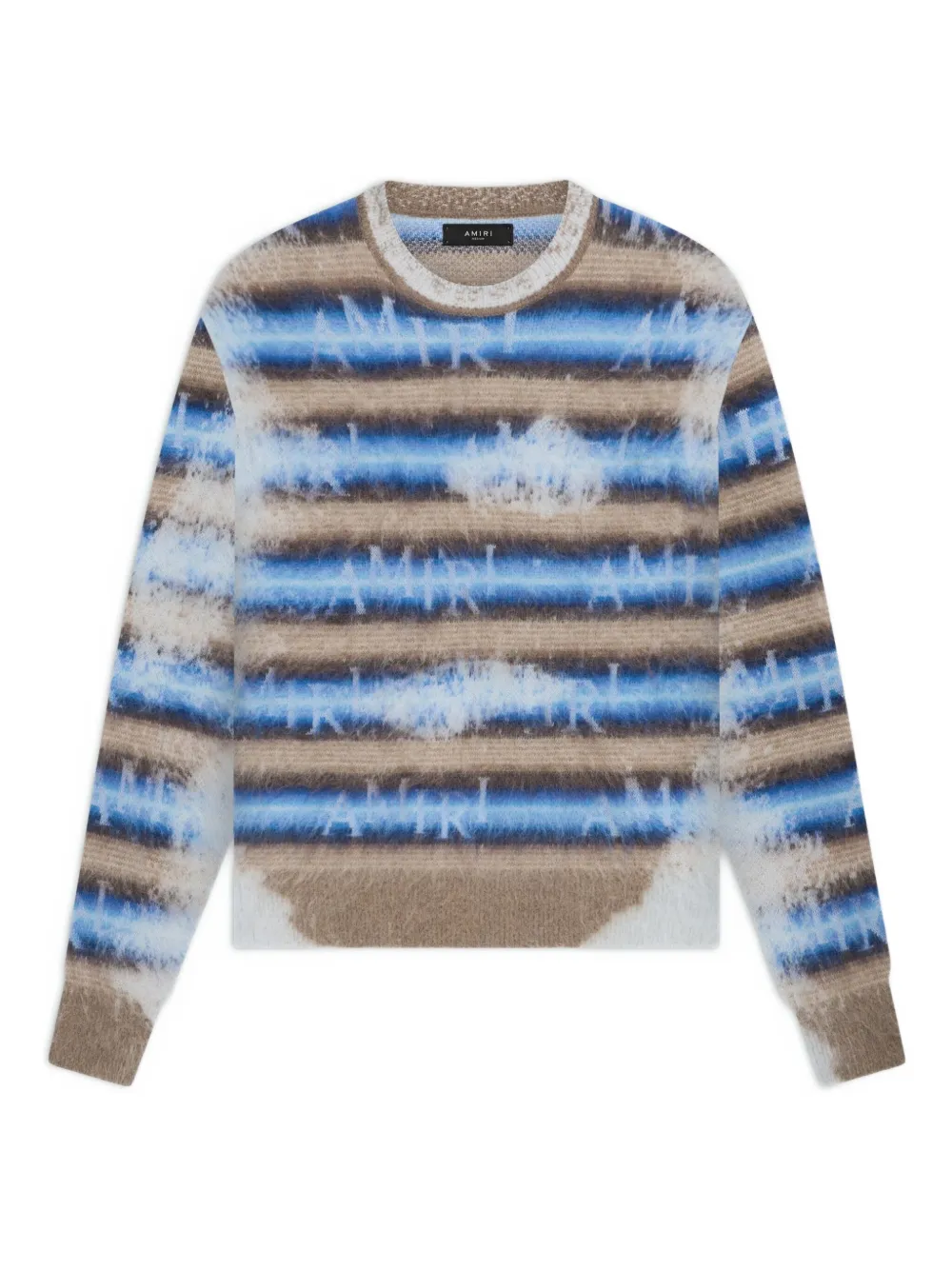 AMIRI 스트라이프 후디 | 블루 | Image 1