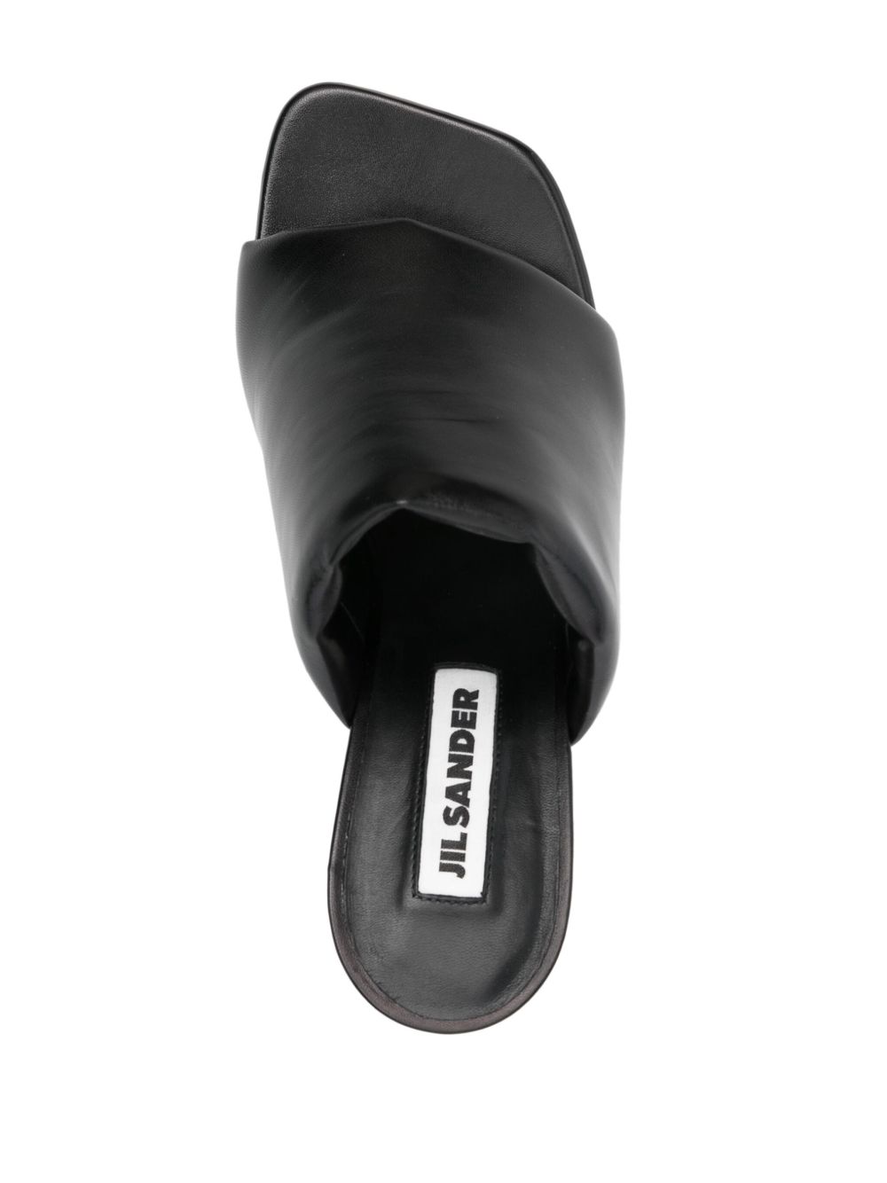 JIL SANDER 80MM LEATHER MULES