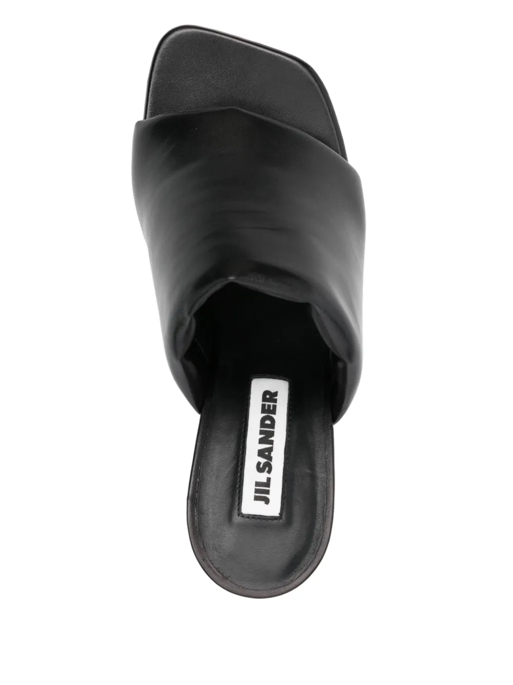 Jil Sander 80mm leather mules Black