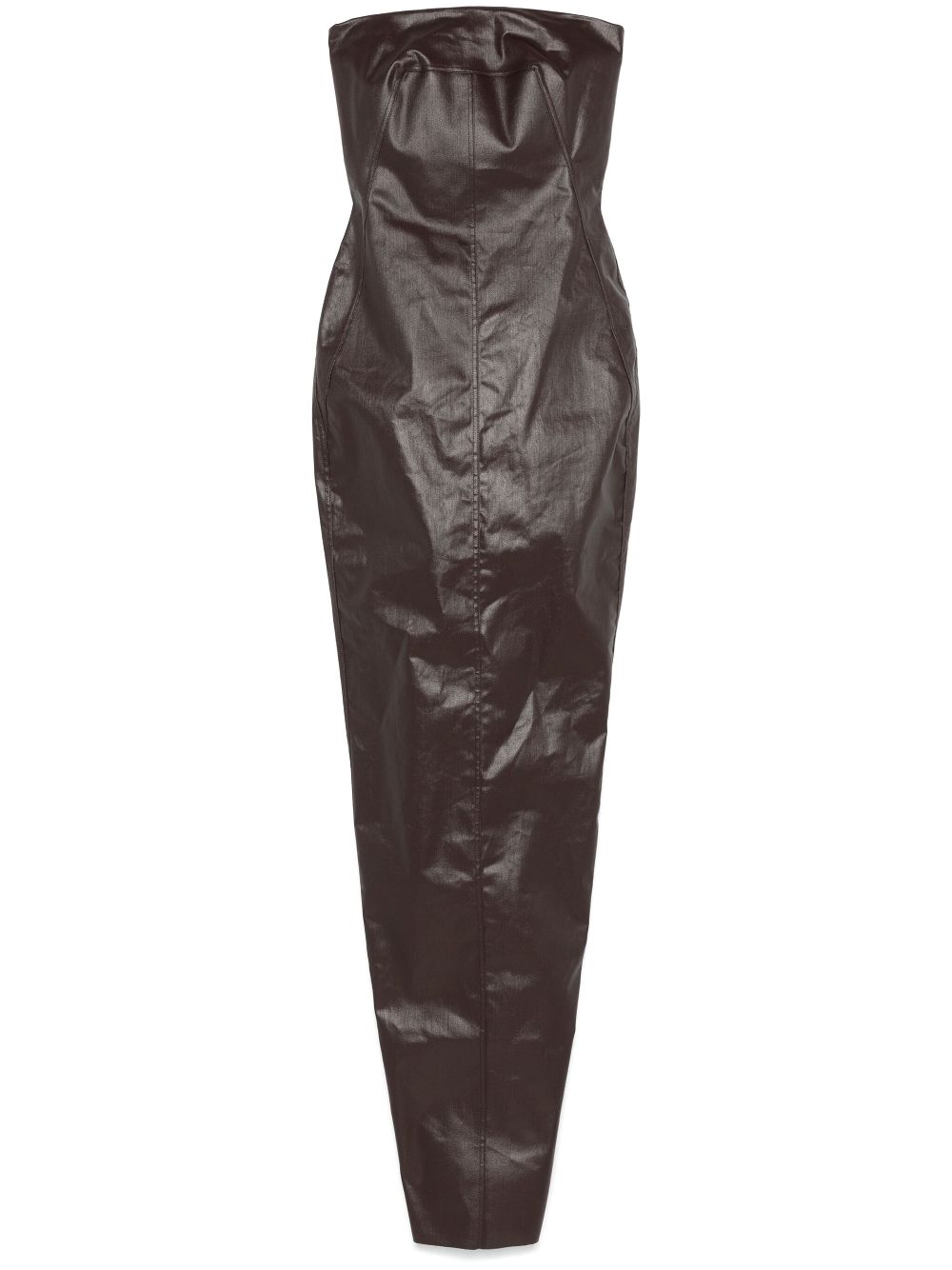 Rick Owens Bustier Gown maxi dress - Brown