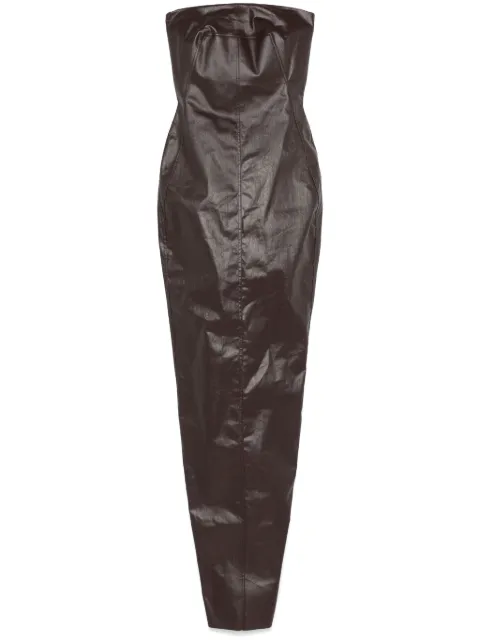 Rick Owens vestido largo estilo bustier