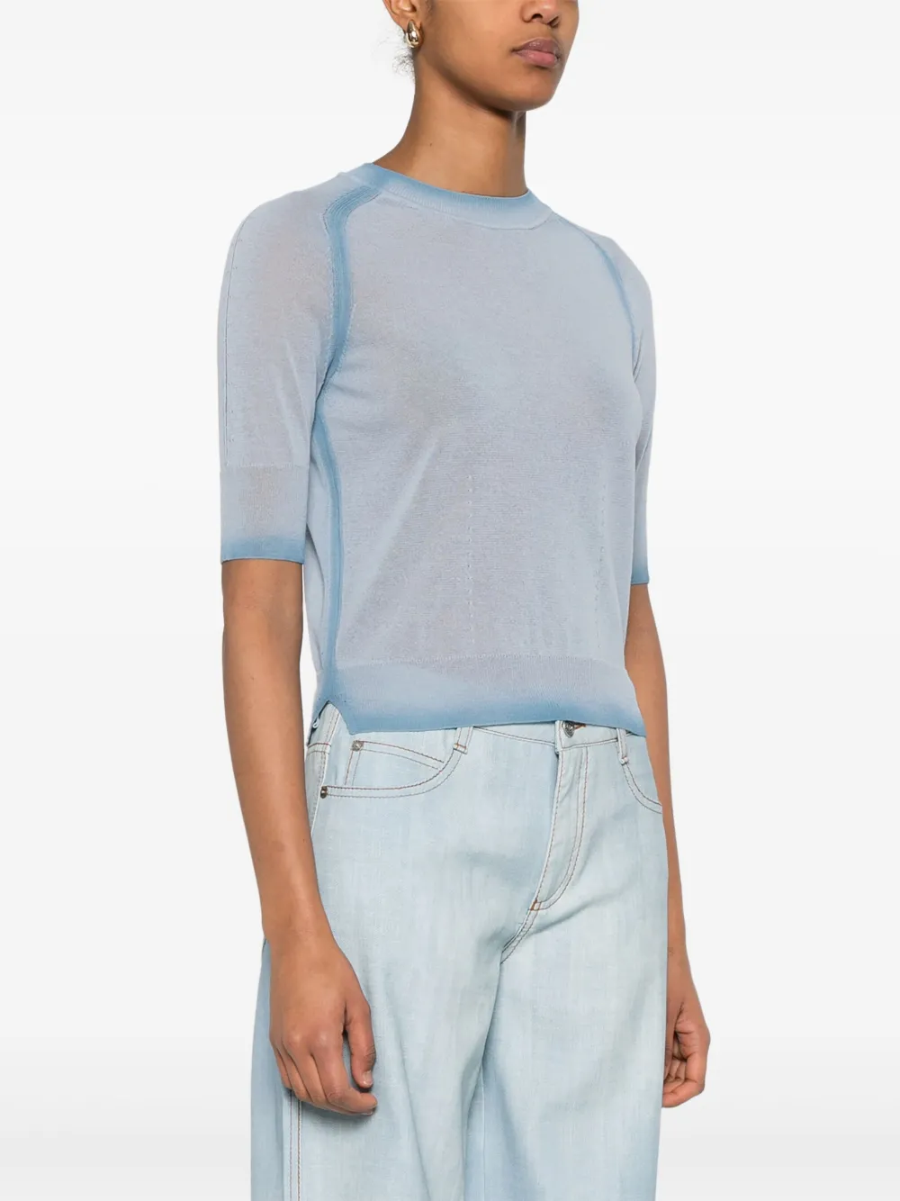 Ermanno Scervino T-shirt in maglia | Top | Image 3