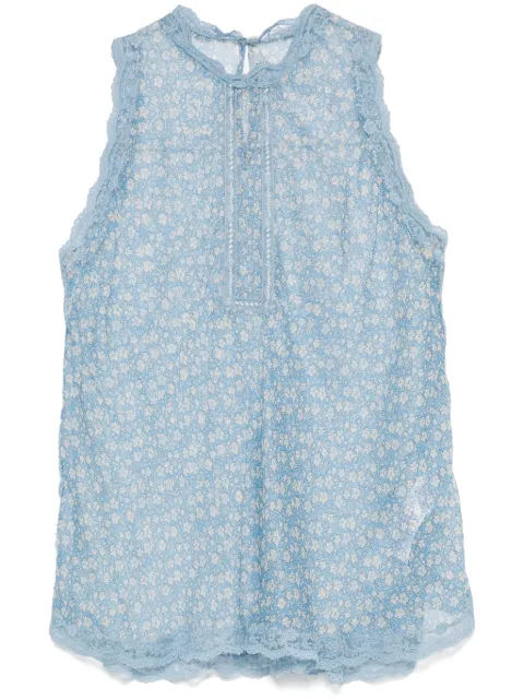 Ermanno Scervino floral-print tank top