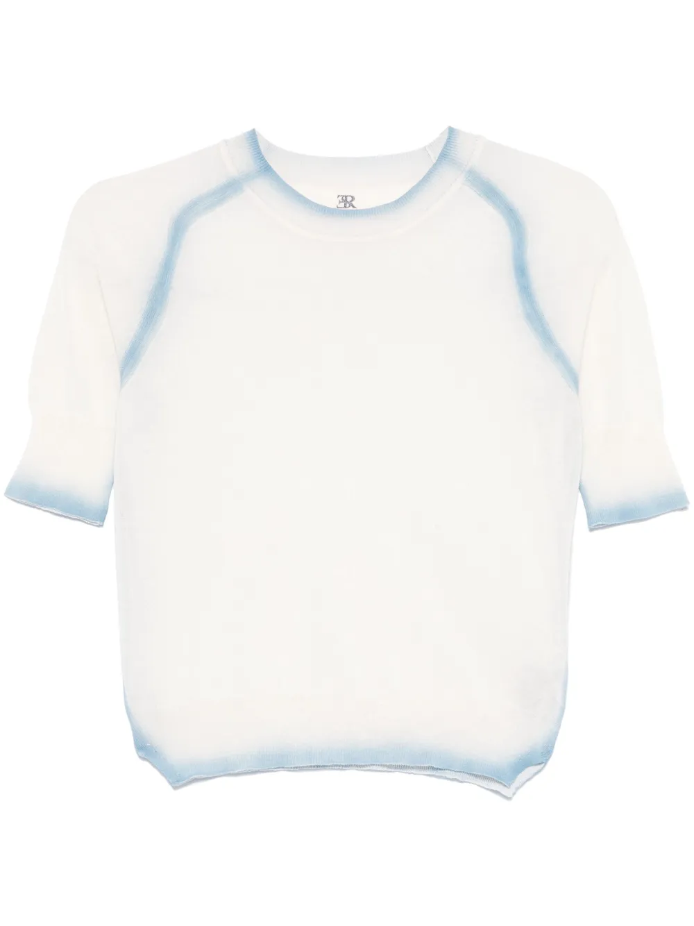 Fine-knit T-shirt